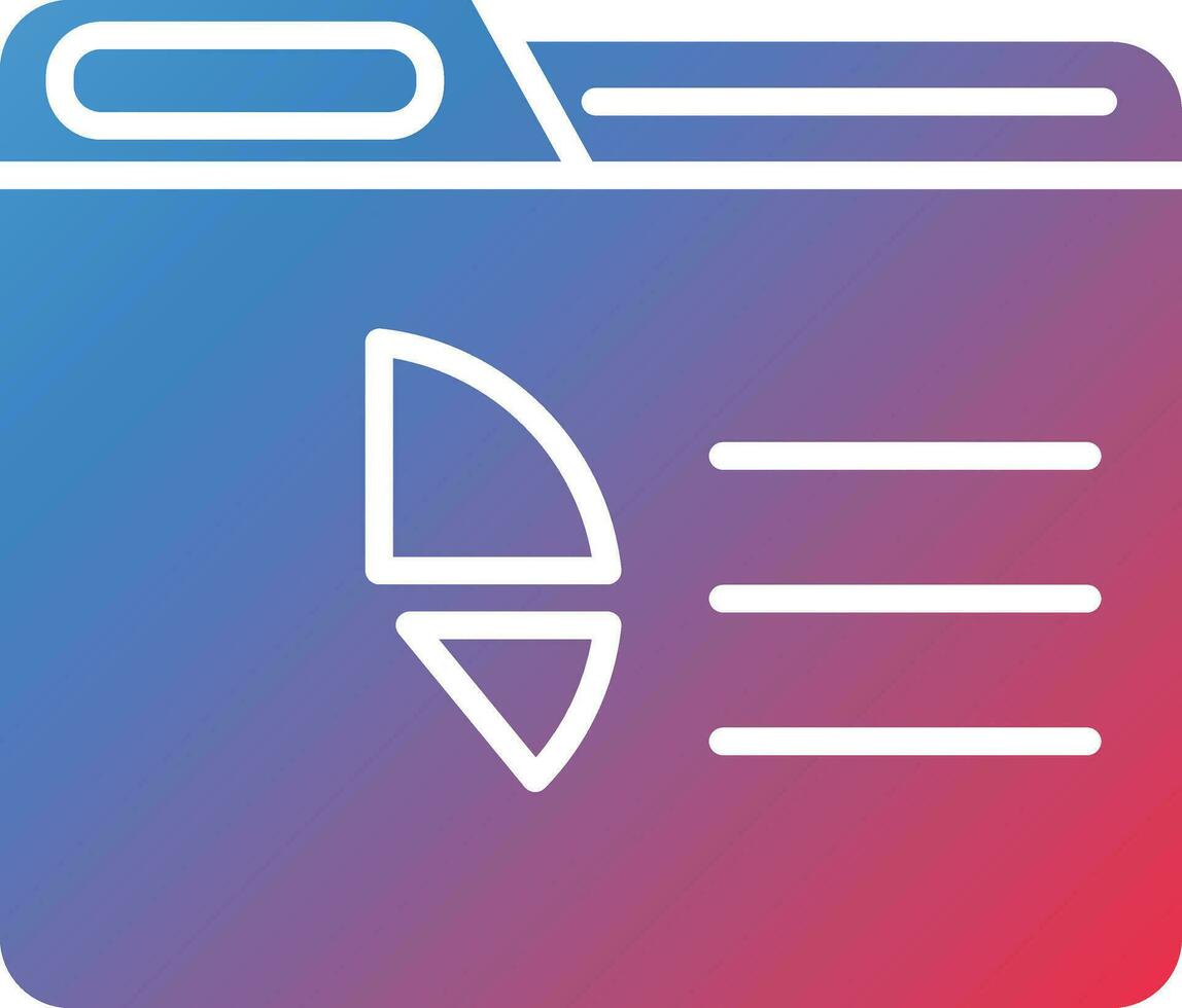 Dashboard Report Vector Icon