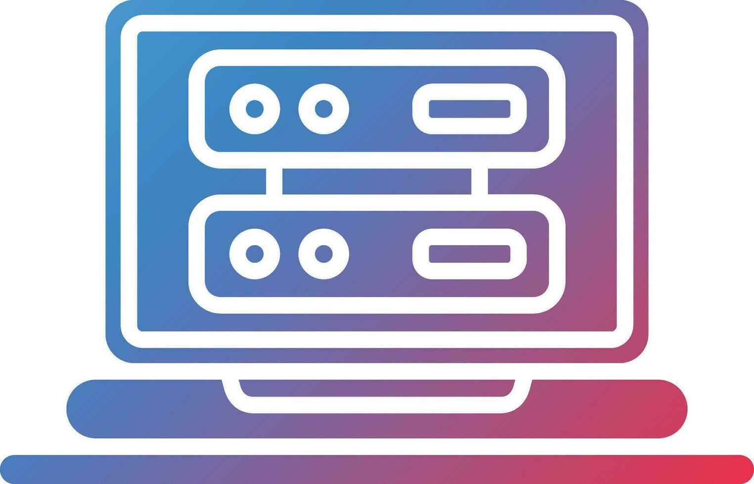 Shared Web Hosting Vector Icon