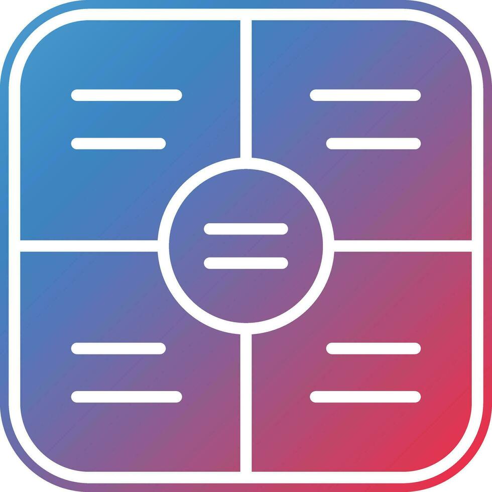 Titled Matrix Vector Icon