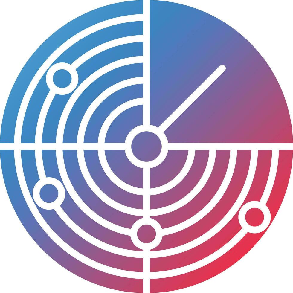 Radar Vector Icon