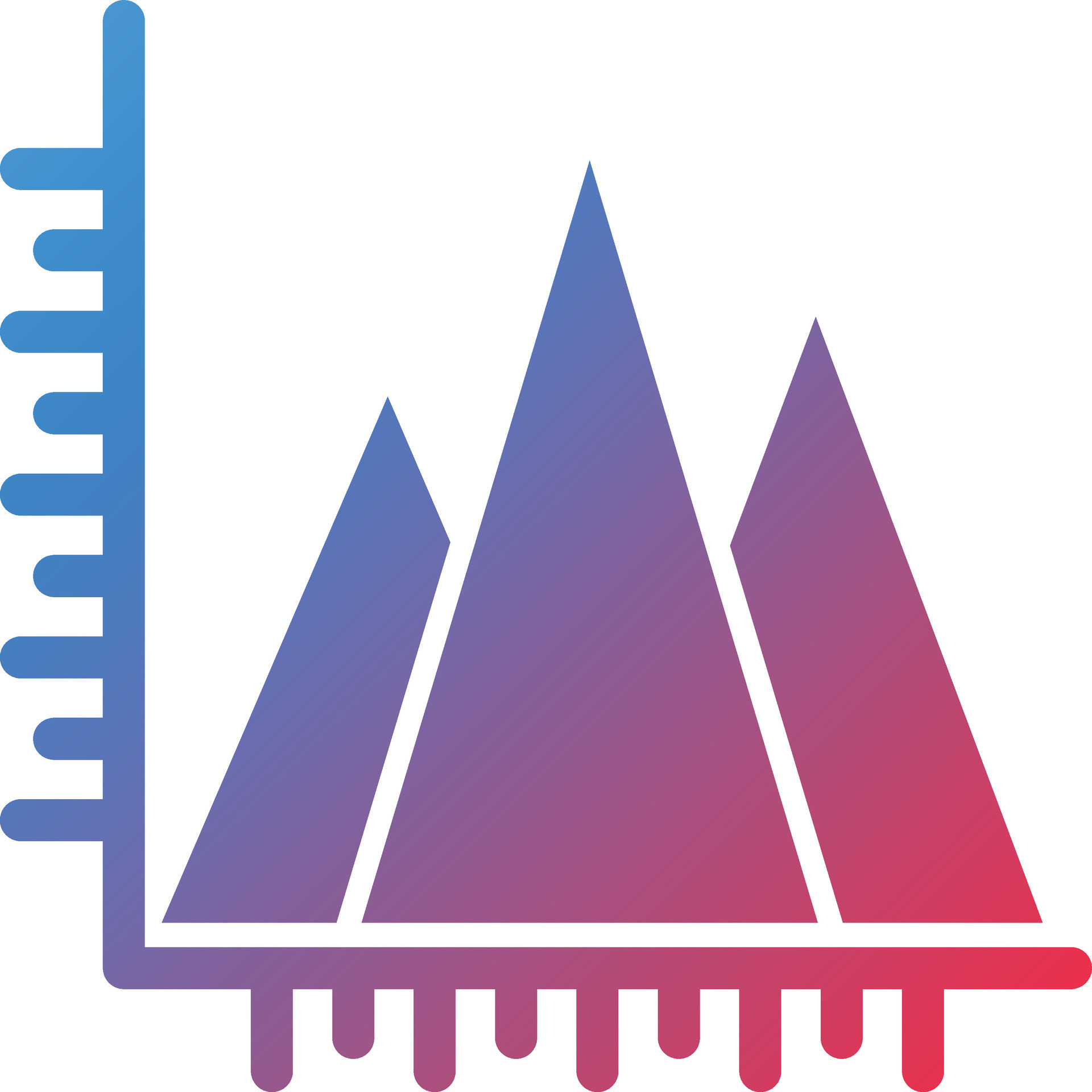 Triangle Bar Vector Icon 31082483 Vector Art at Vecteezy