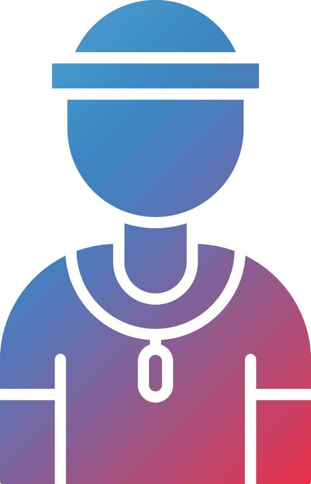 Referee Male Vector Icon