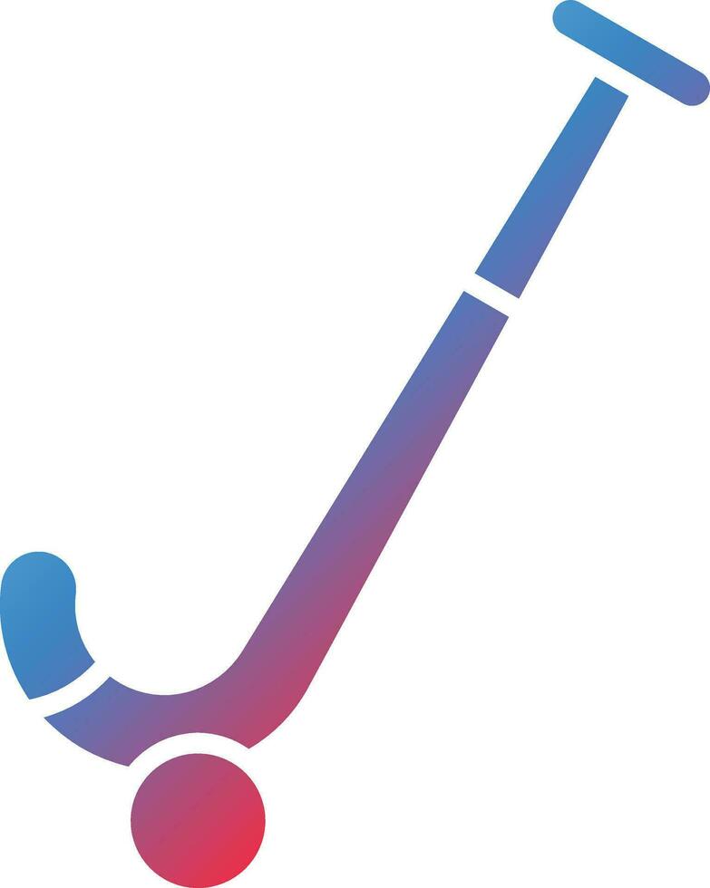 Hockey Stick Vector Icon