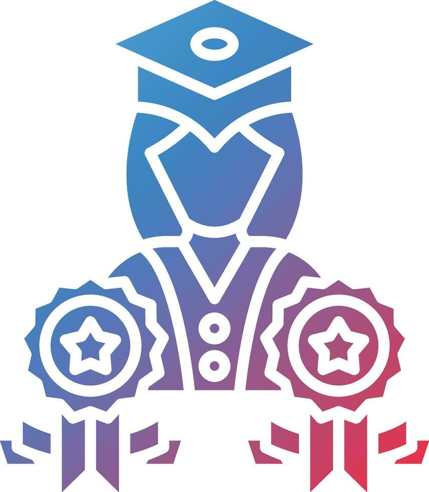 Combined Degree Vector Icon