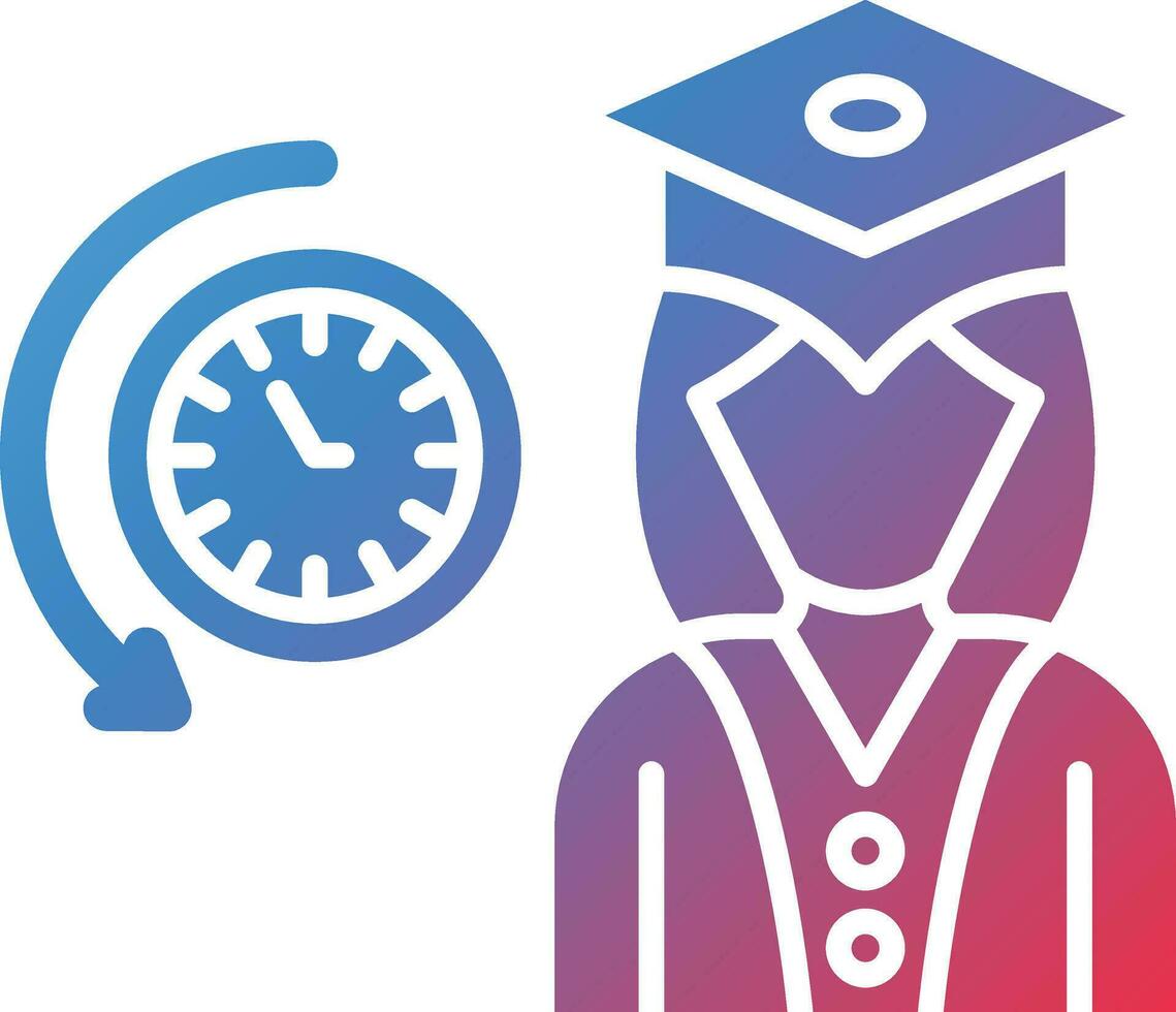 Part Time Student Vector Icon
