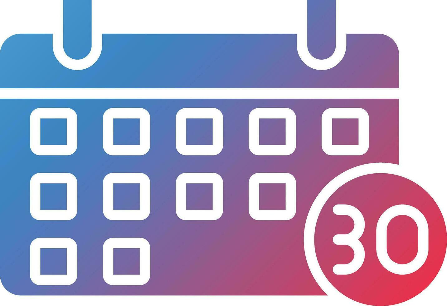 30 Day Challenge Vector Icon