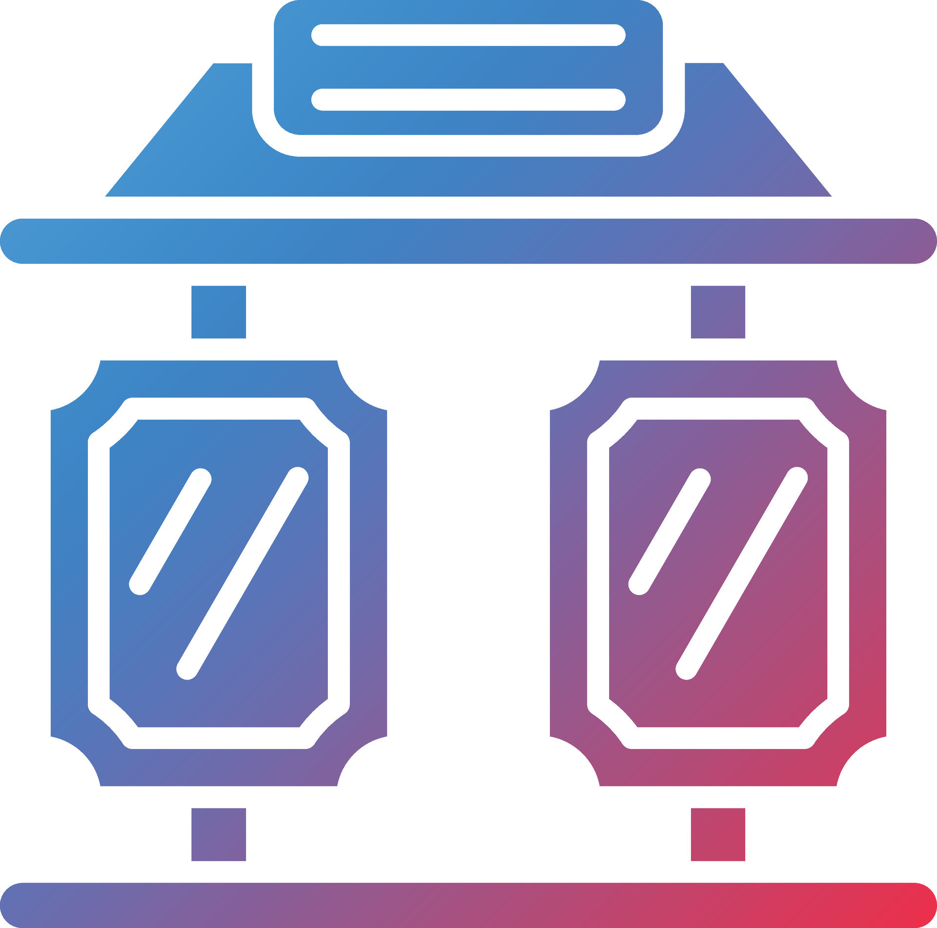 House Of Mirrors Vector Icon 31082920 Vector Art at Vecteezy