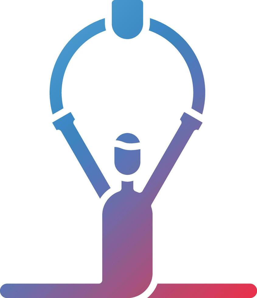 Trapeze Artist Vector Icon