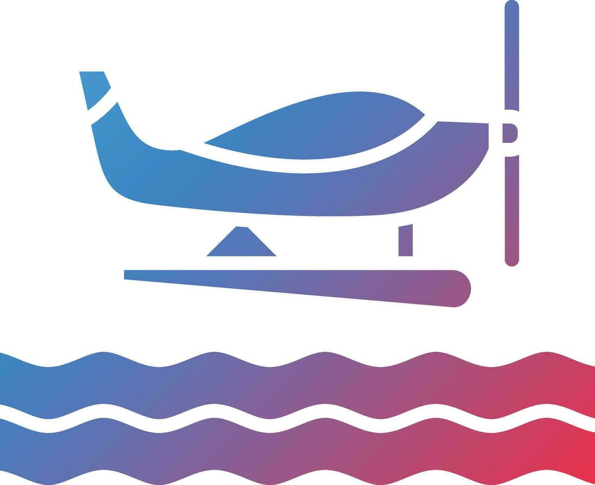 Hydroplane Racing Vector Icon