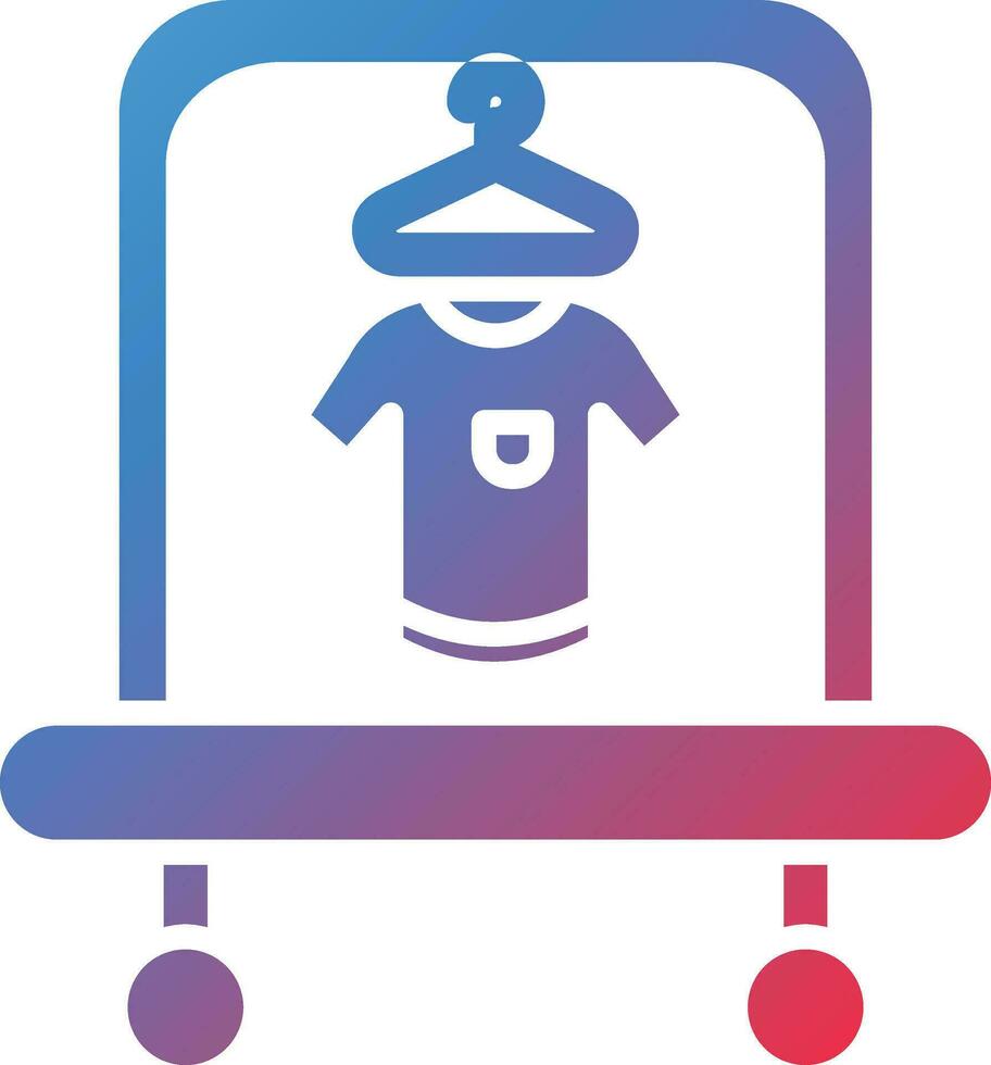 Clothing Rack Vector Icon