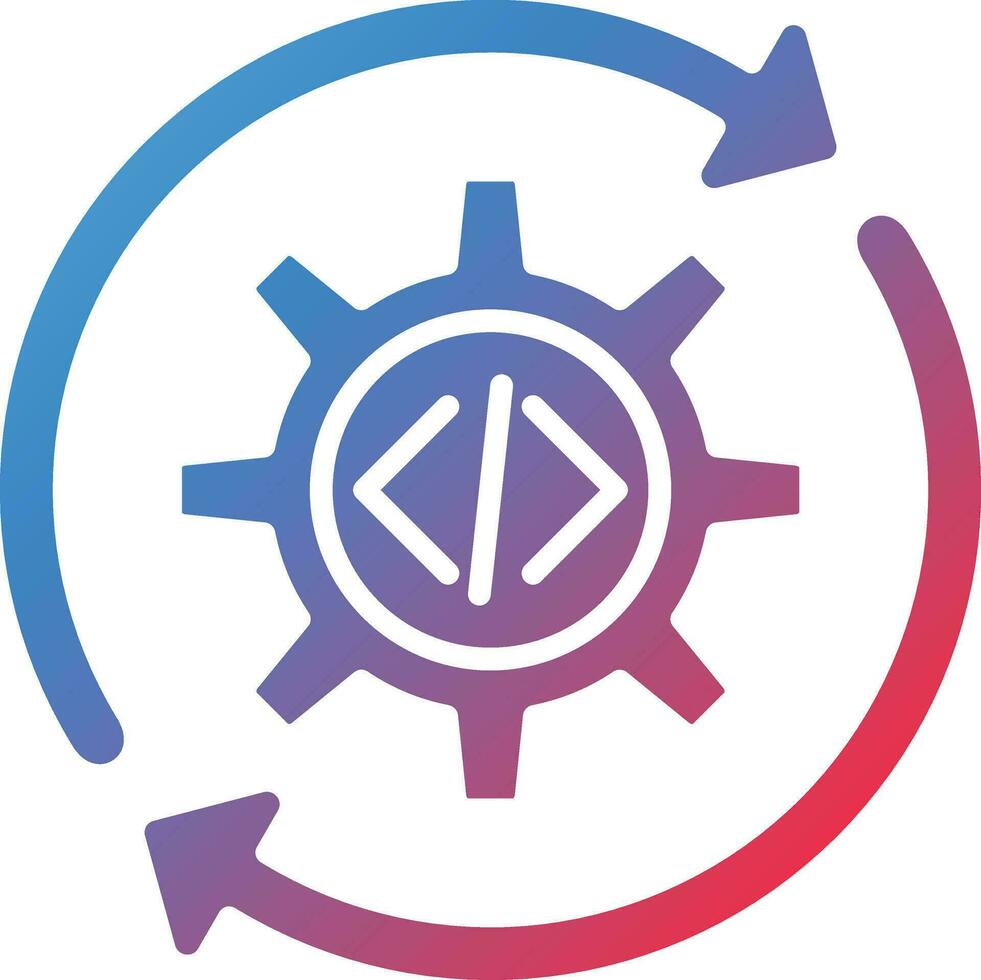 continuo integración vector icono