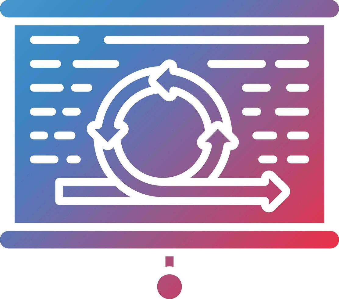 Scrum Task Board Vector Icon