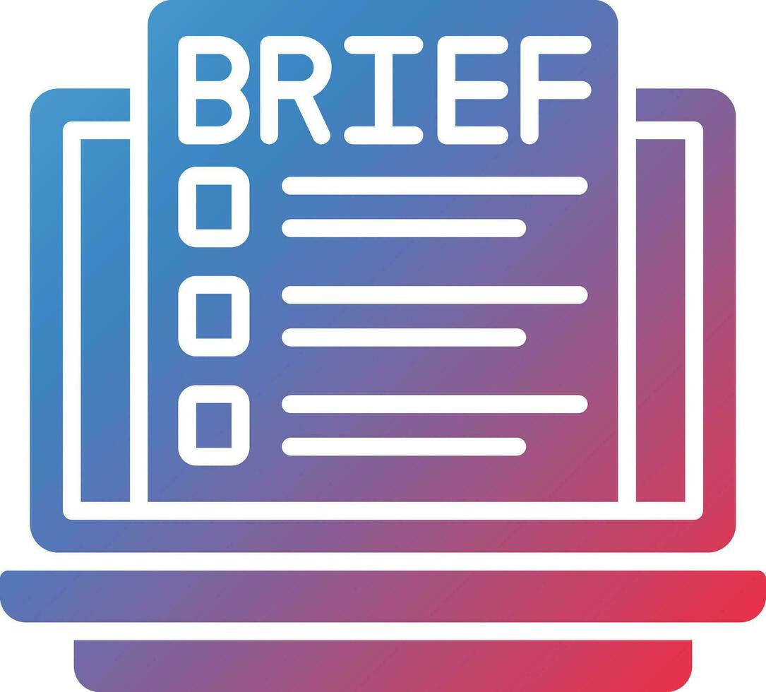 Brief Vector Icon