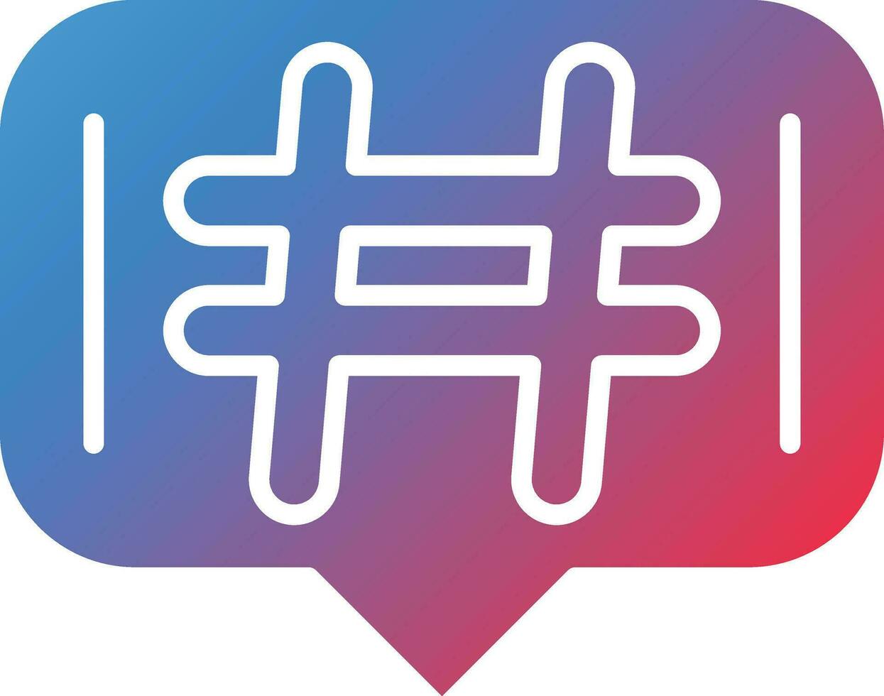 Hashtags Vector Icon