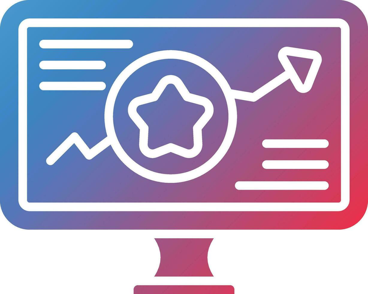 Brand Monitoring Vector Icon