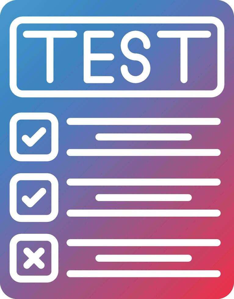Testing Vector Icon