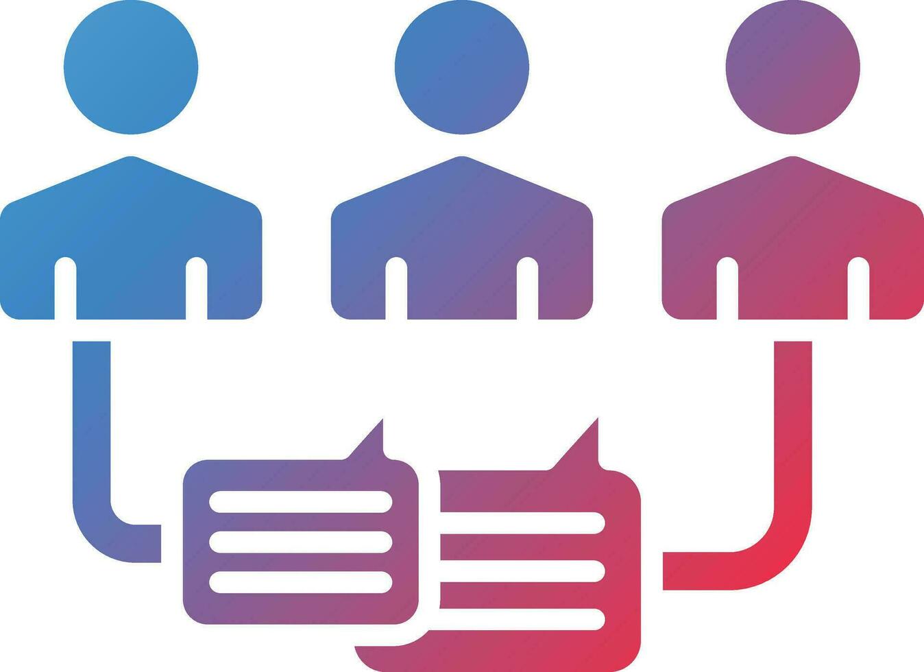 Engaging With Audience Vector Icon