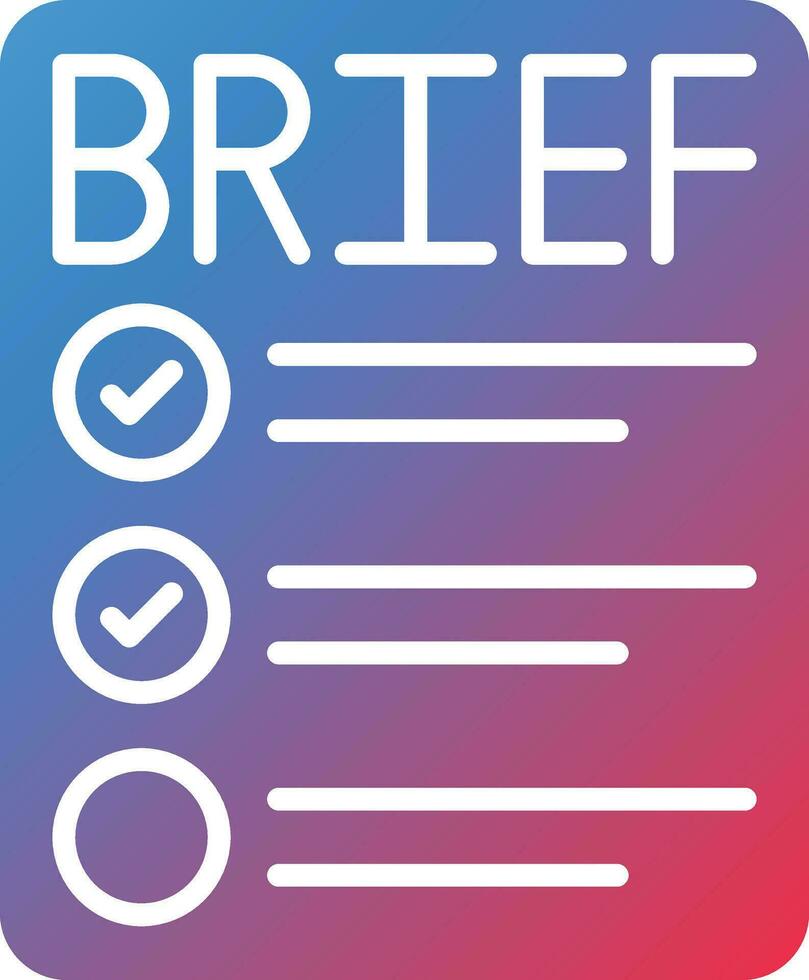 Brief Vector Icon