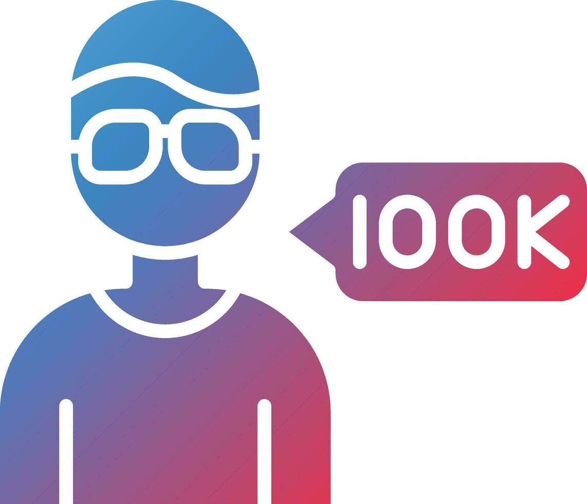 Micro Influencer Vector Icon