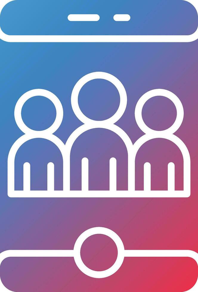 Online Community Vector Icon