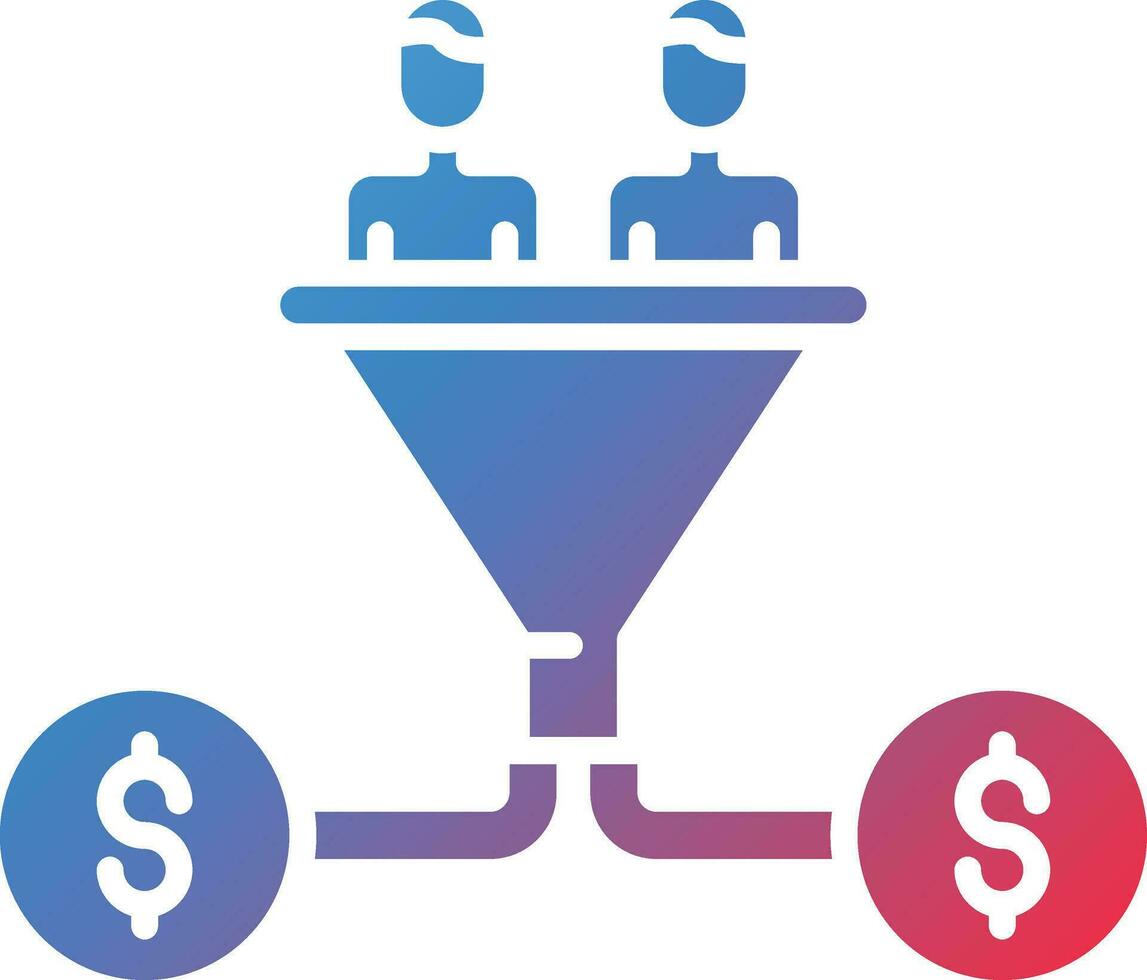 Conversion Rate Vector Icon