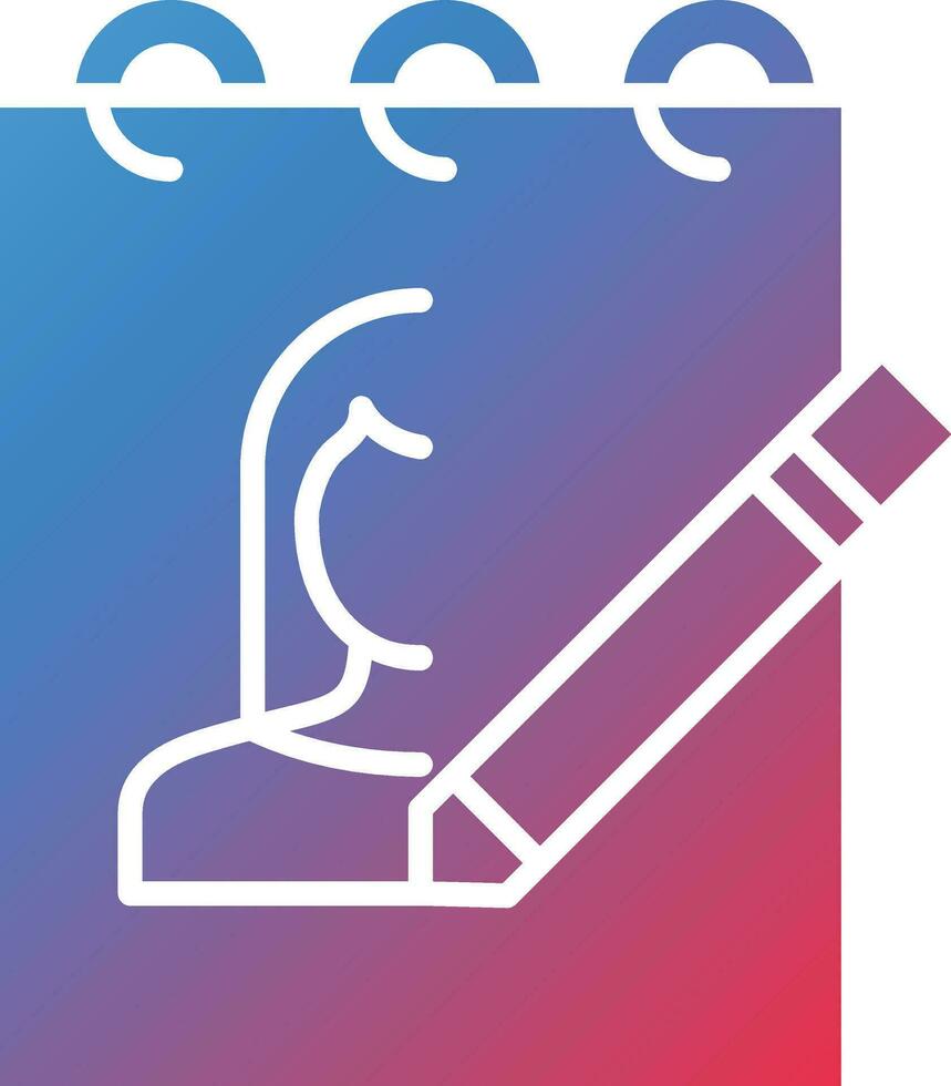 Sketching Vector Icon