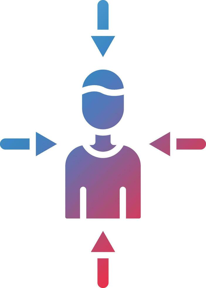 User Centered Design Vector Icon