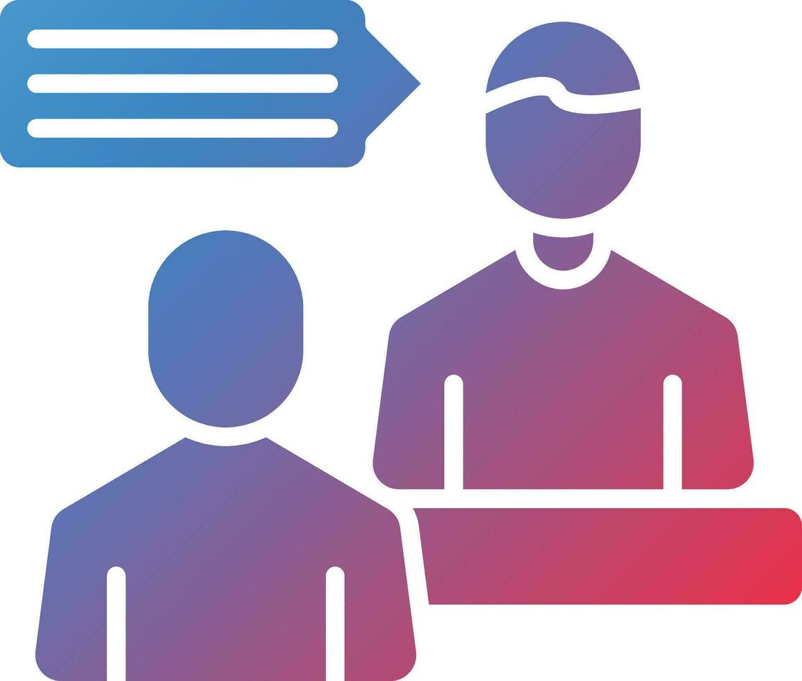 Job Interview Vector Icon