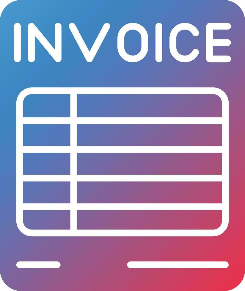 Invoice Vector Icon