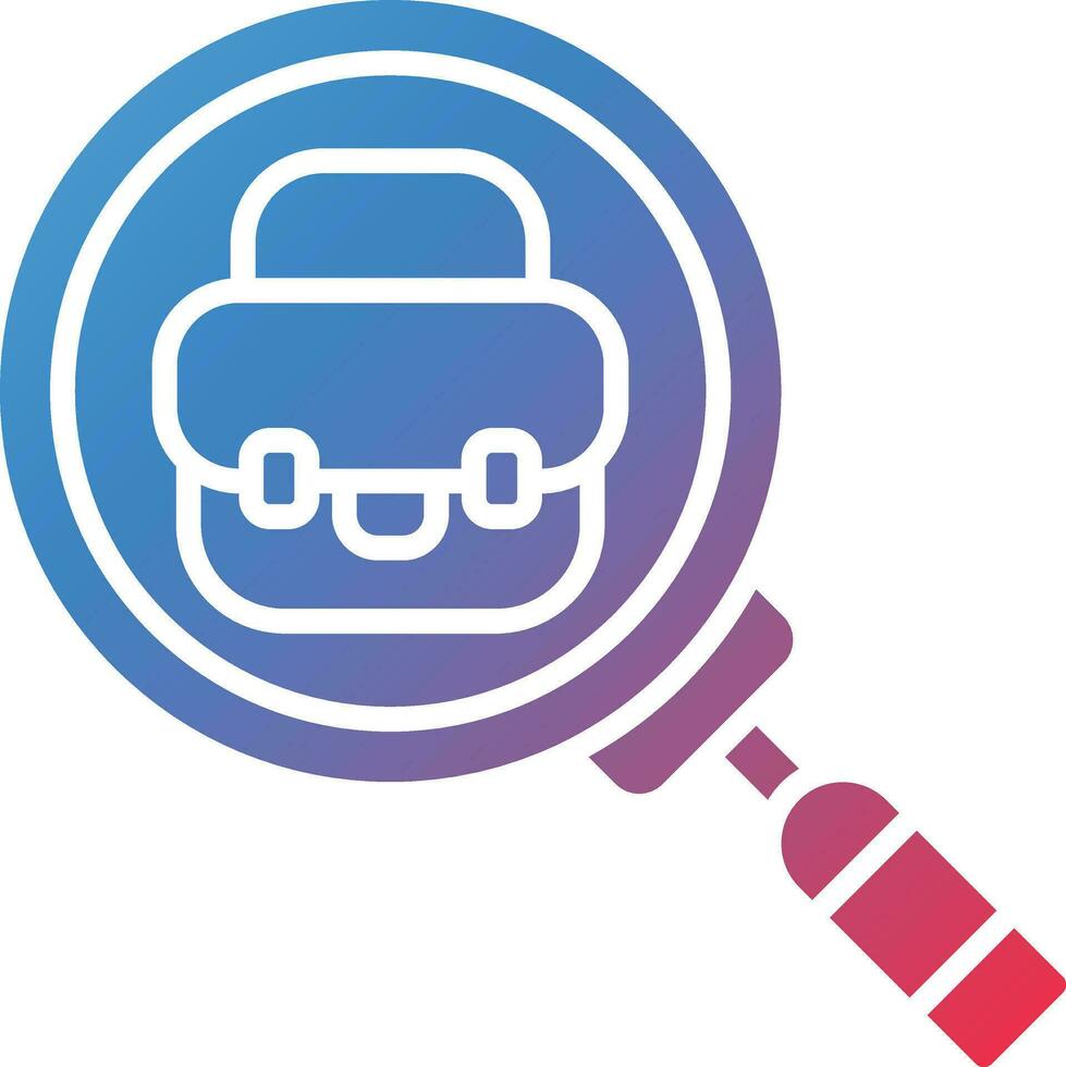 Job Searching Vector Icon
