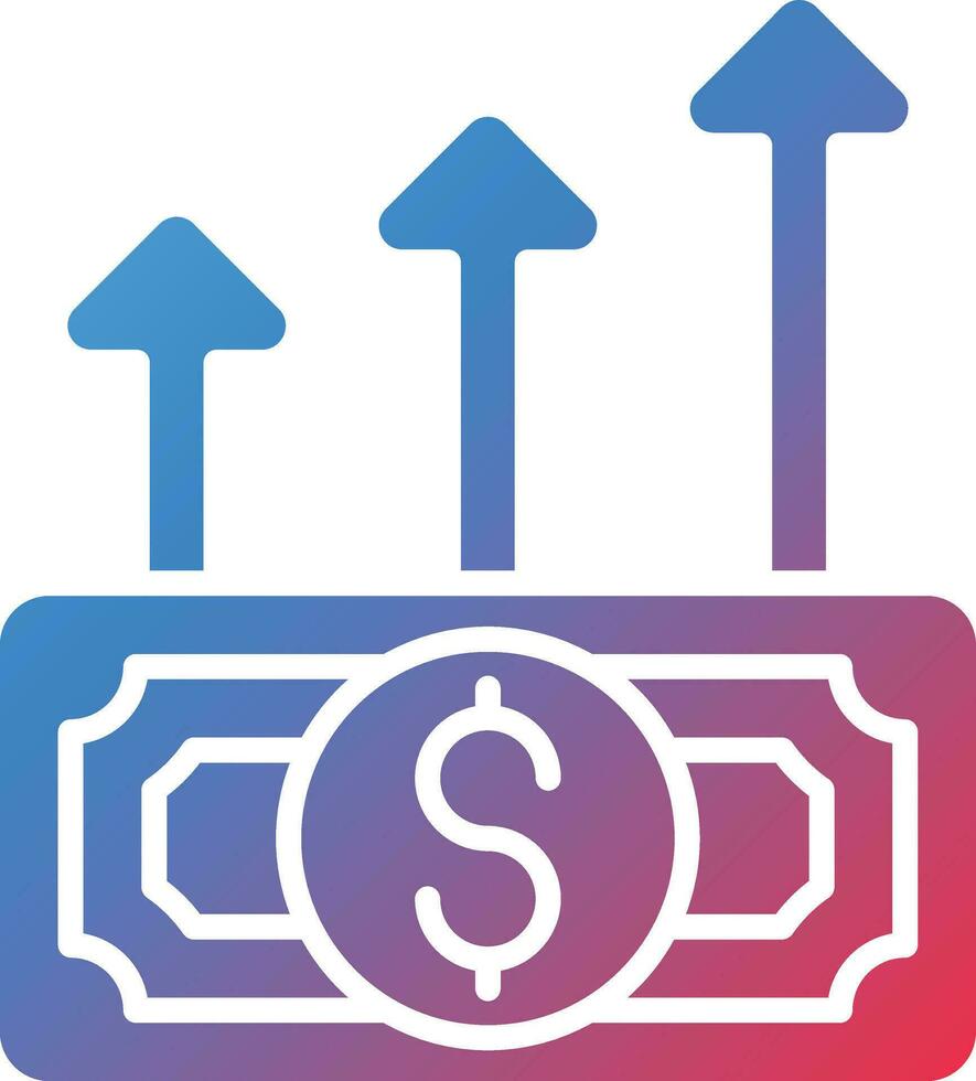 Money Growth Vector Icon