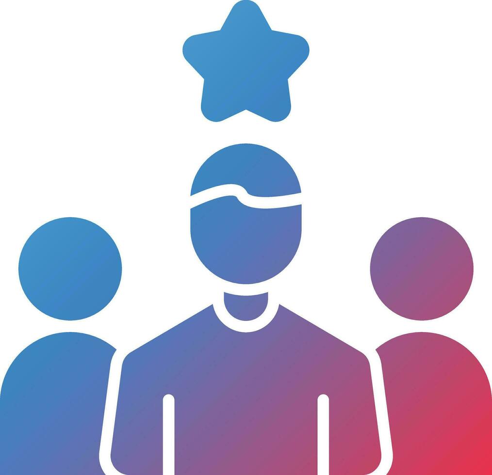 Team Leader Vector Icon