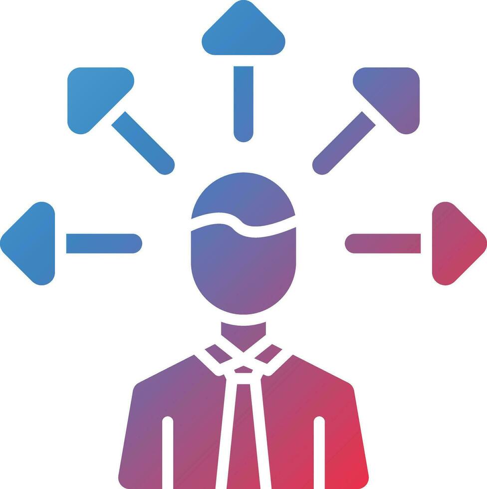 Outsource Management Vector Icon