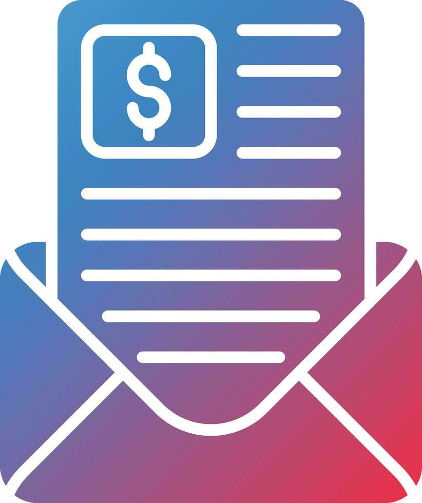 Pay Slip Vector Icon