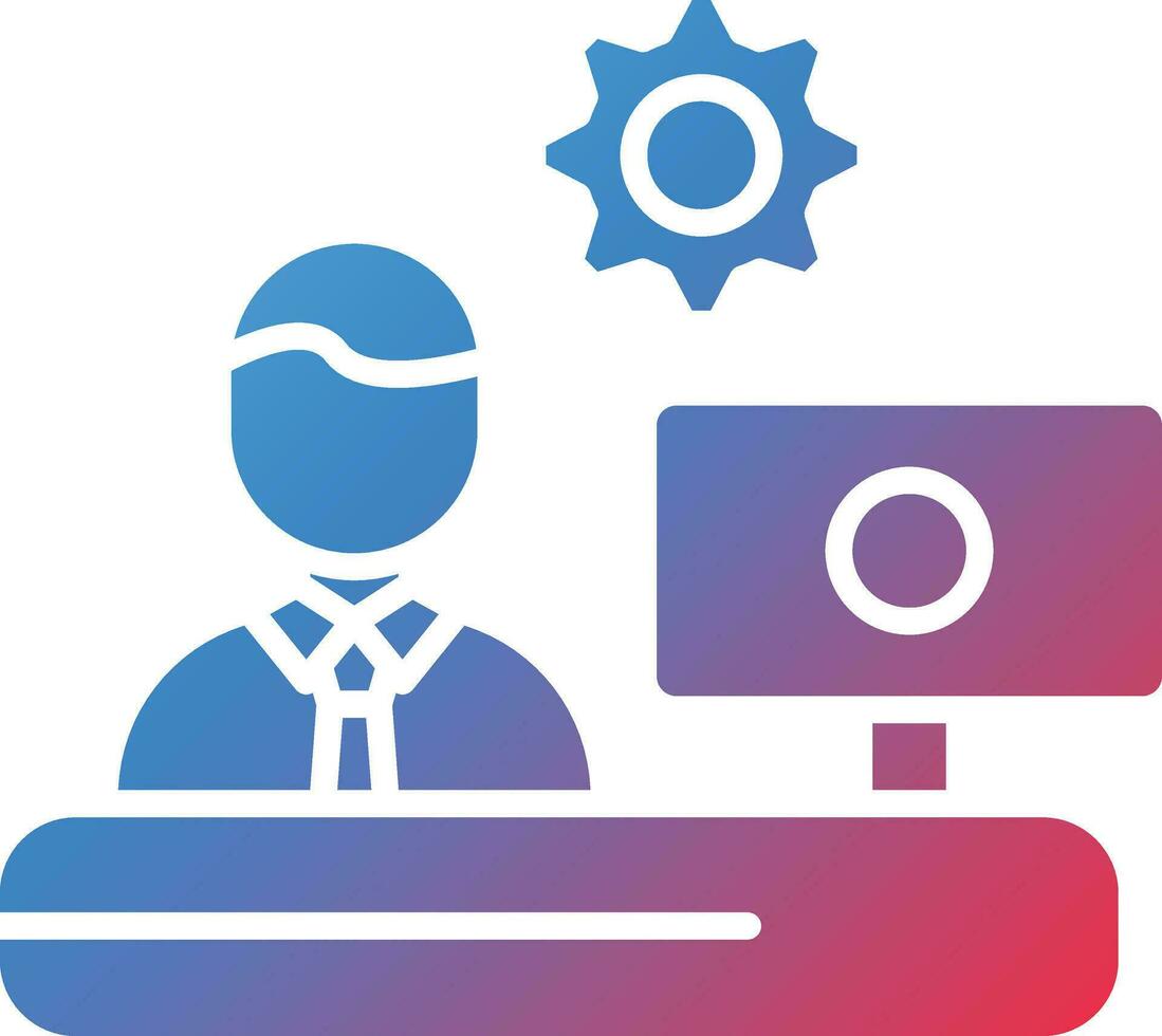 Outsource Management Vector Icon