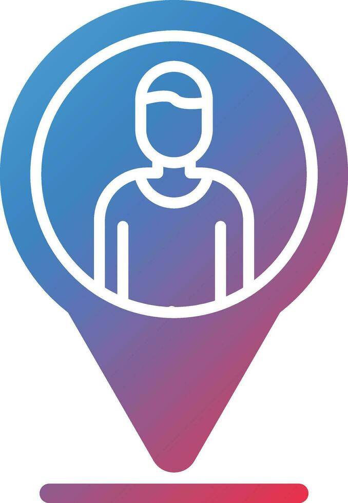 User Location Vector Icon