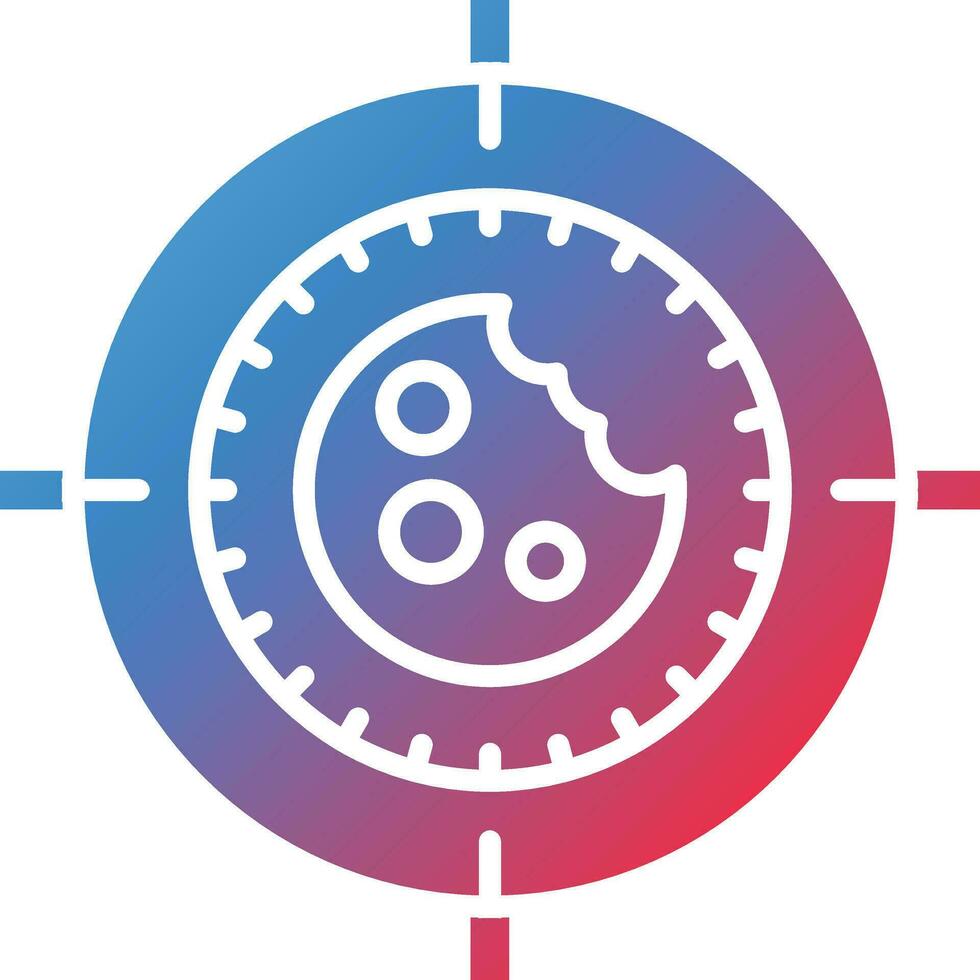 Cookie Tracking Vector Icon