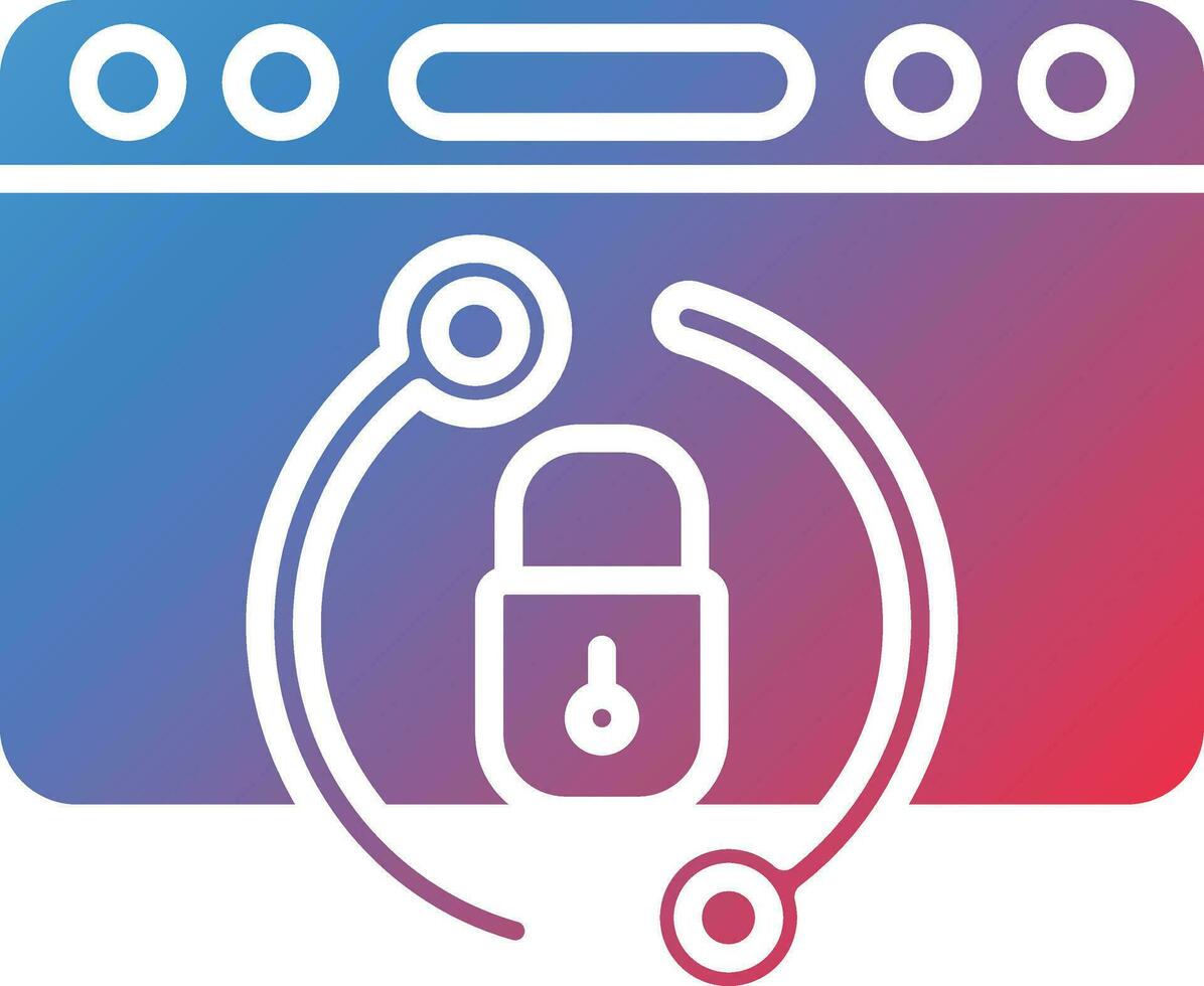 Web Security Vector Icon