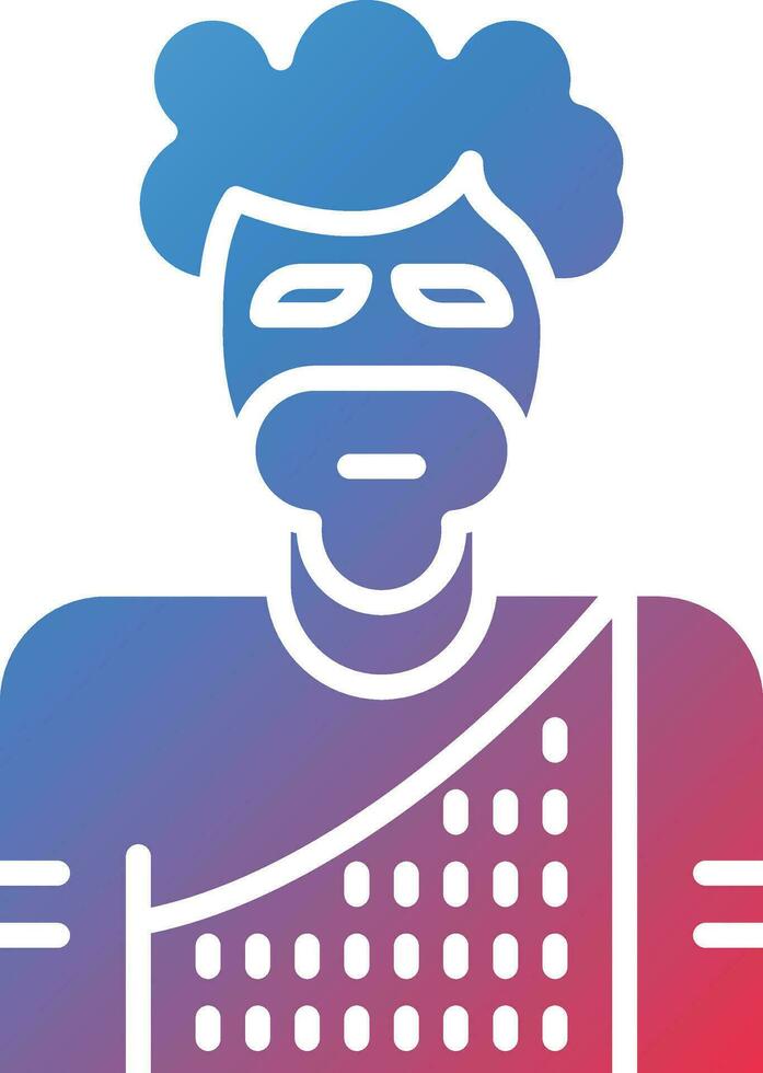 Neanderthal Man Vector Vector Icon