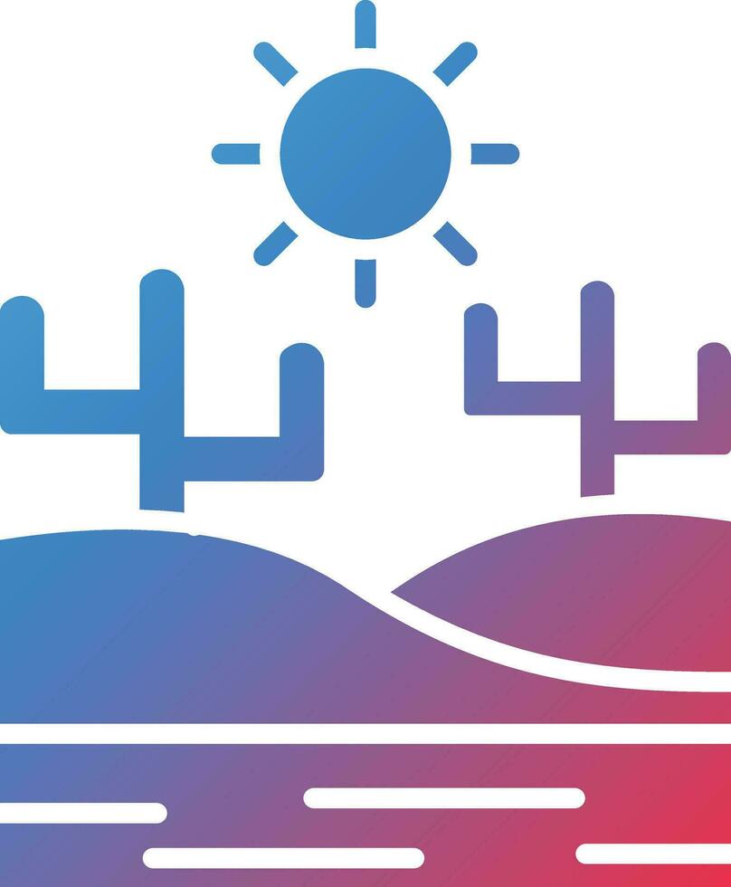 Desert Vector Vector Icon