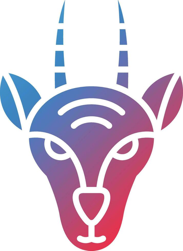 antilope vector icono