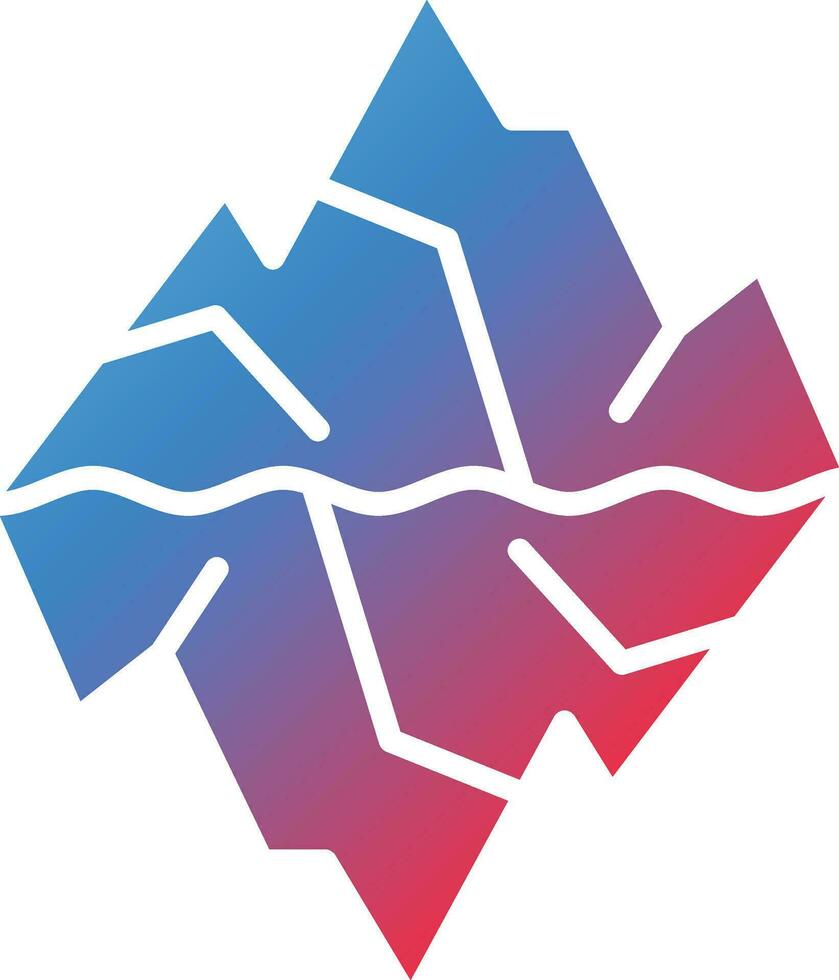 Glaciers Vector Icon
