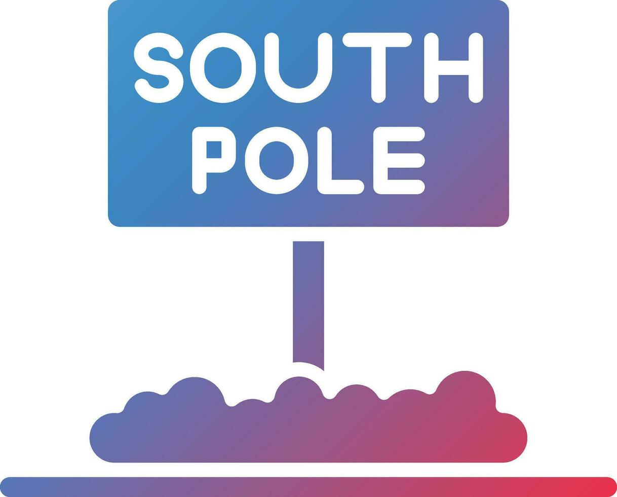 South Pole Vector Icon