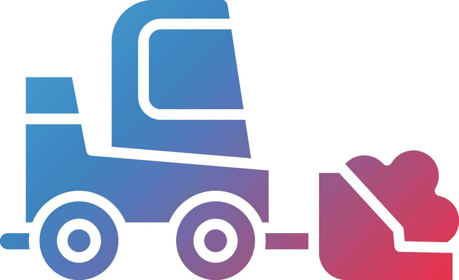 Loader Truck Vector Icon