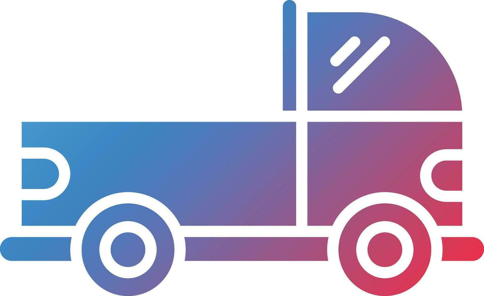 Pickup Truck Vector Icon