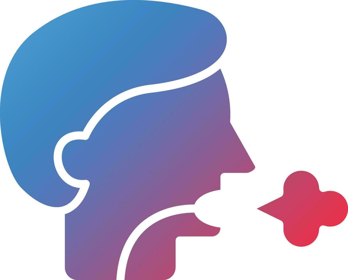 Shortness Of Breath Vector Icon