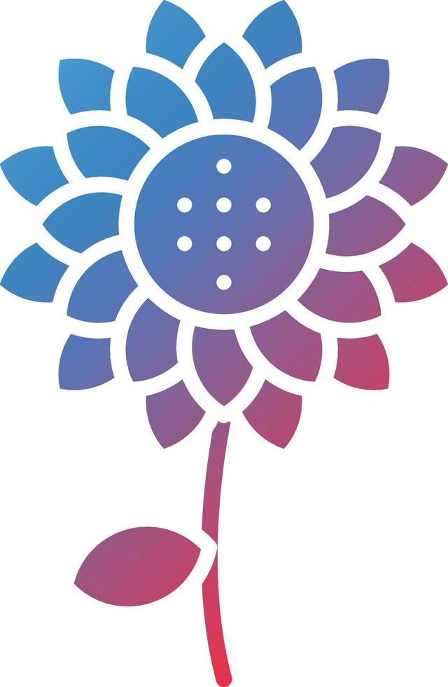 Sunflower Vector Icon