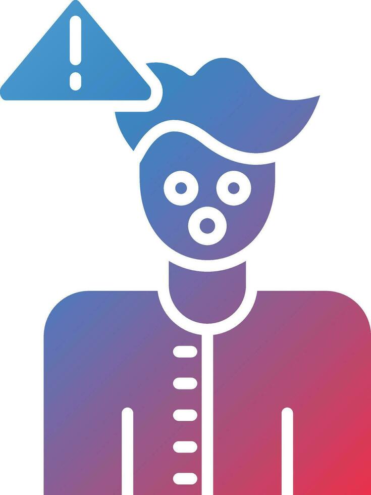 Panic Attack Vector Icon