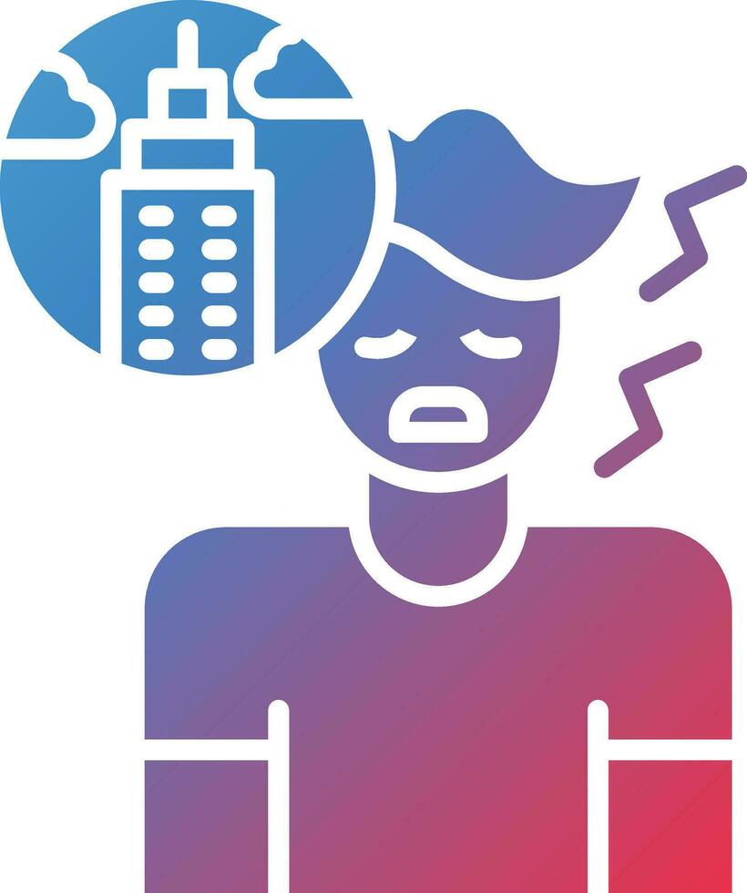 Fear Of Heights Vector Icon