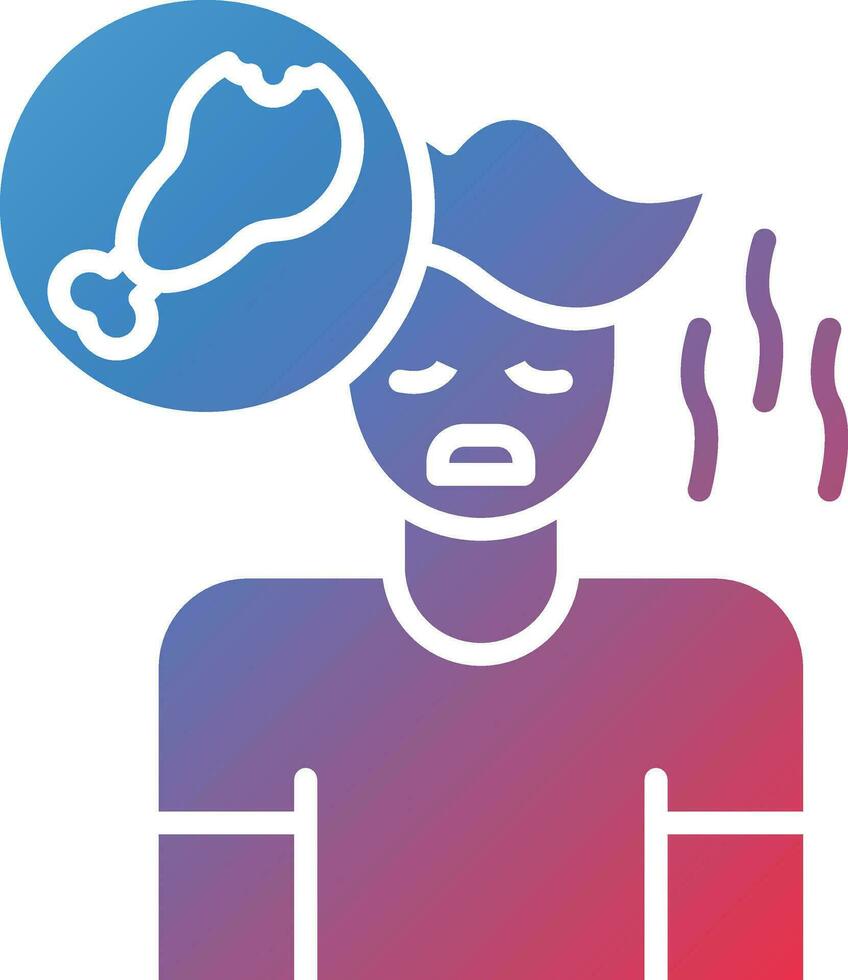 Eating Disorder Vector Icon